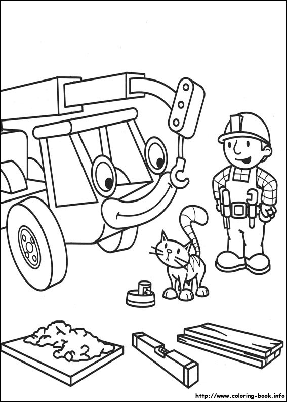 Bob the Builder coloring picture